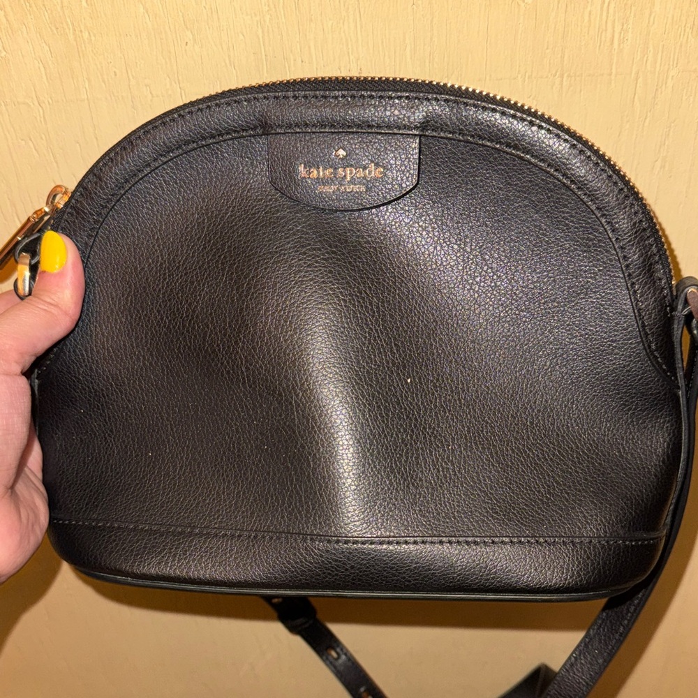 Kate Spade Black Leather Shoulder Bag